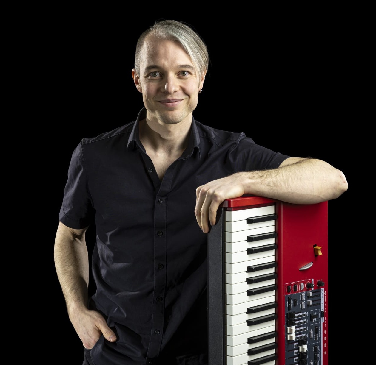 Max Marlier am Keyboard